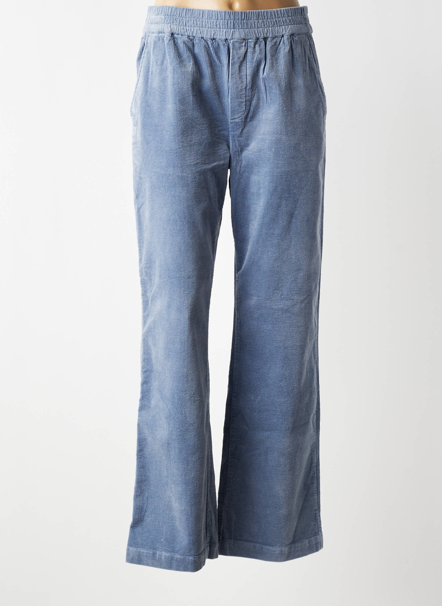 Pantalon large poches taille normale bleu GARCIA femme