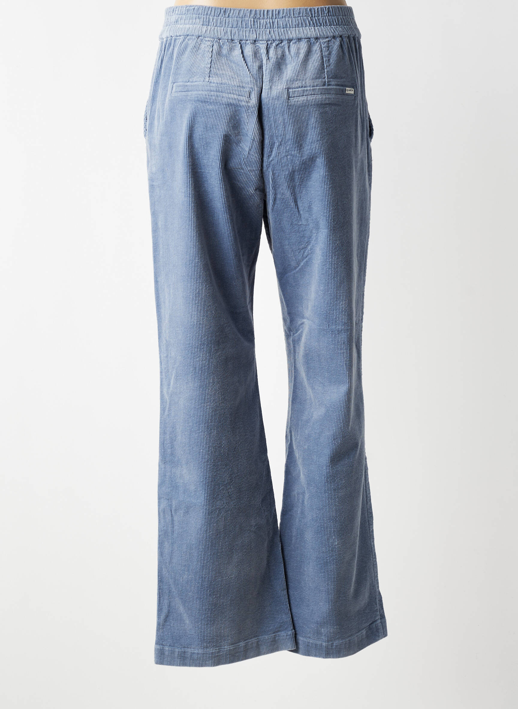 Pantalon large poches taille normale bleu GARCIA femme