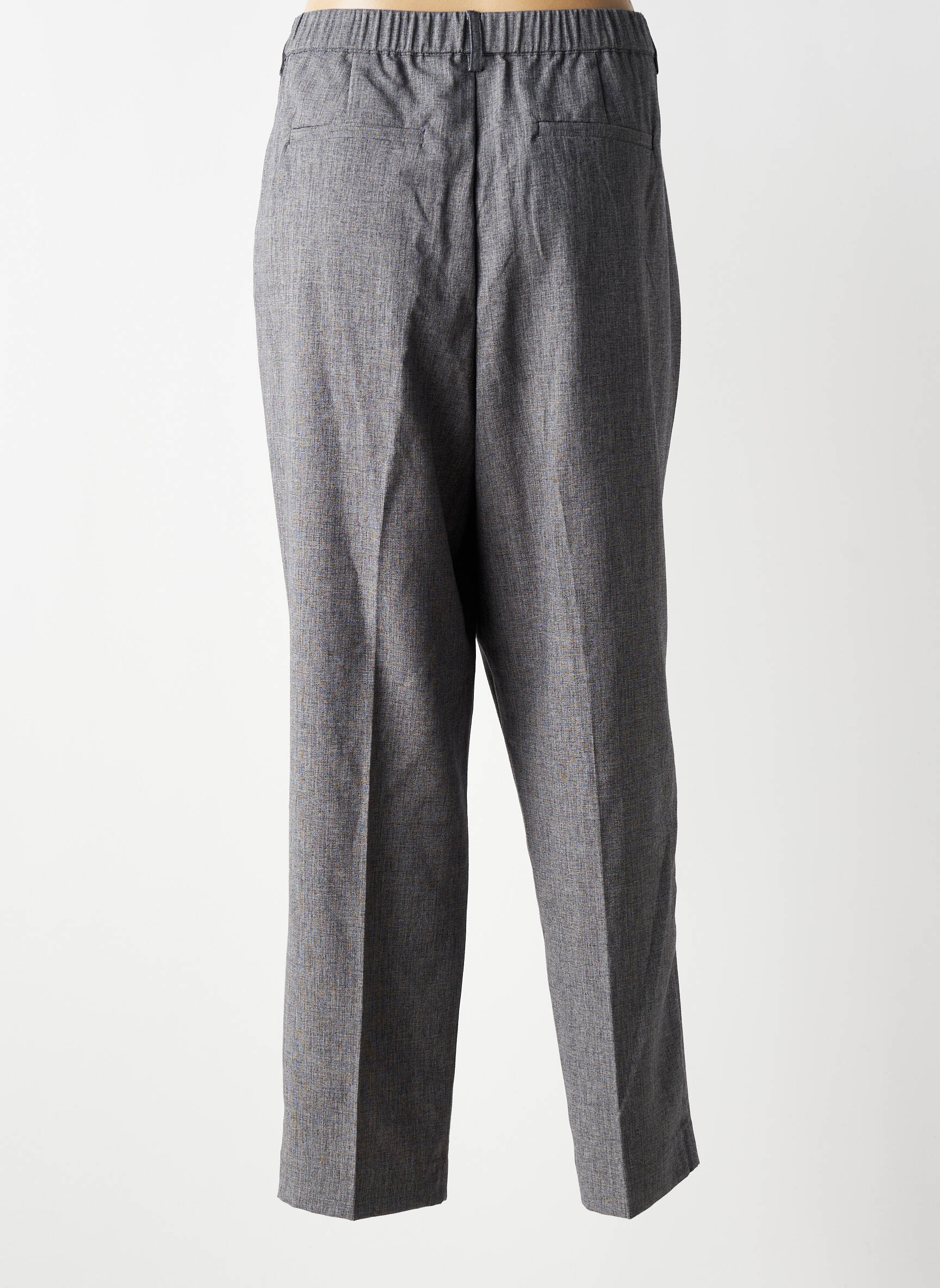 Pantalon droit stretch taille normale gris KAFFE femme