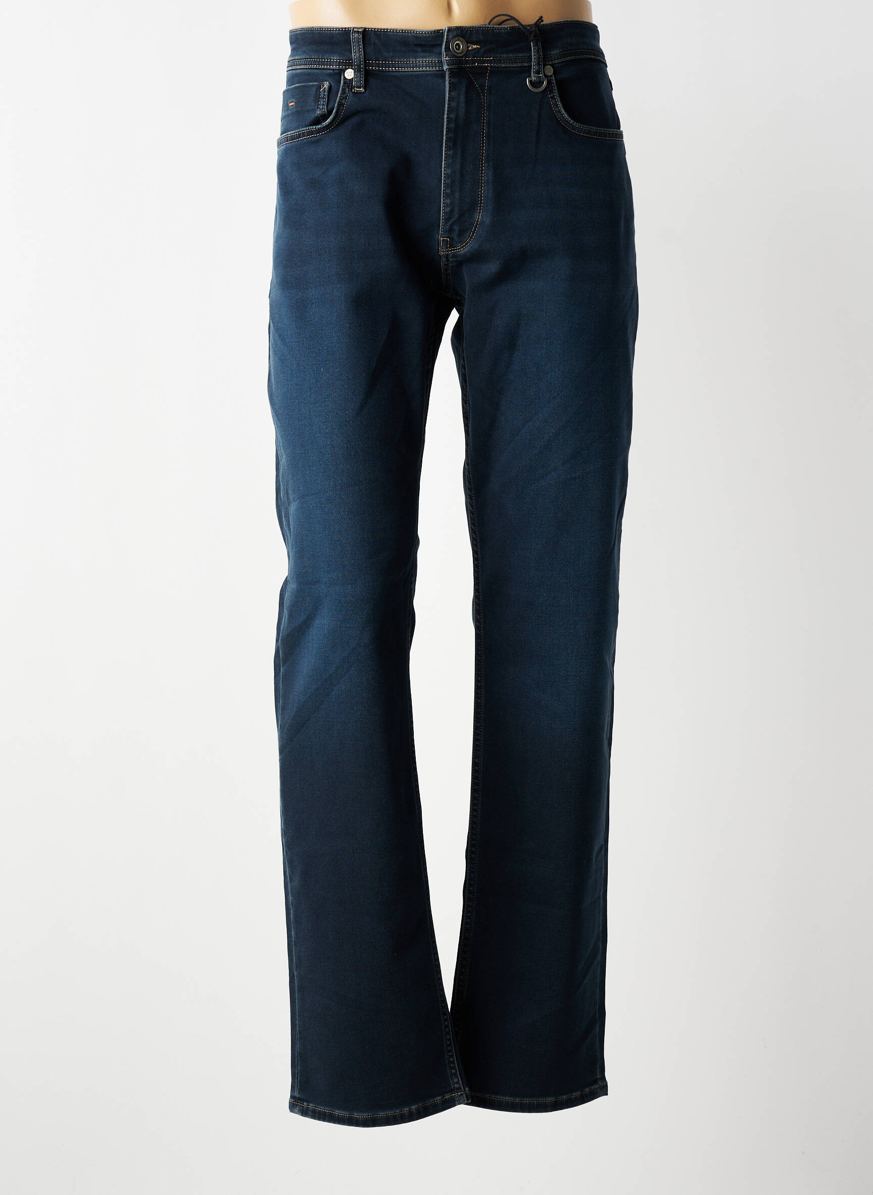 Jeans coupe droite stretch taille normale bleu FREEMAN T.PORTER homme
