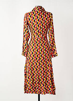 Robe longue manches longues manches longues orange COMPAGNIA ITALIANA femme