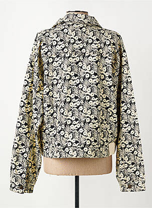 Veste casual poignets boutonnés avec fente noir COMPAGNIA ITALIANA femme