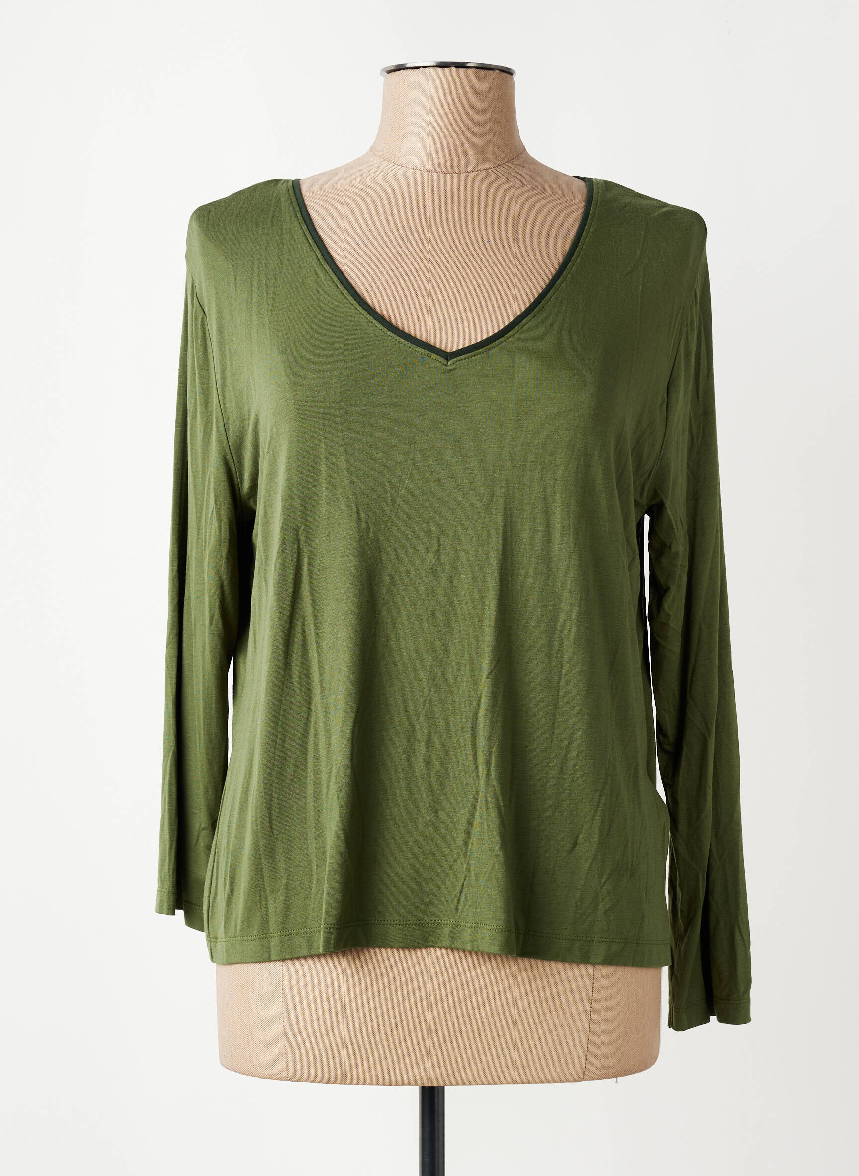 T-shirt manches longues manches longues vert LA FIANCÉE femme