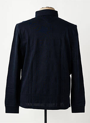 Polo manches longues manches longues bleu TOMMY HILFIGER homme