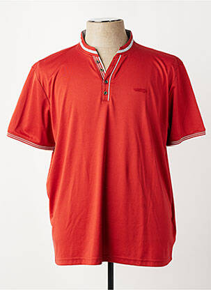 T-shirt coupe droite manches courtes rouge DELAHAYE homme