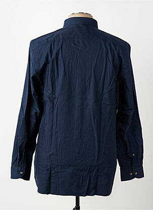 Chemise manches longues coupe droite bleu OLYMP homme