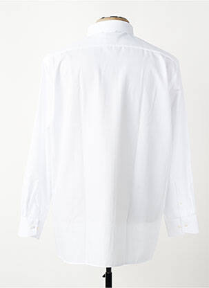 Chemise manches longues coupe droite blanc OLYMP homme