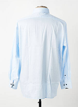 Chemise manches longues coupe cintrée bleu OLYMP homme