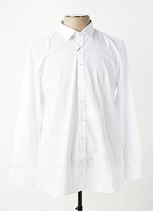 Chemise manches longues coupe cintrée blanc OLYMP homme