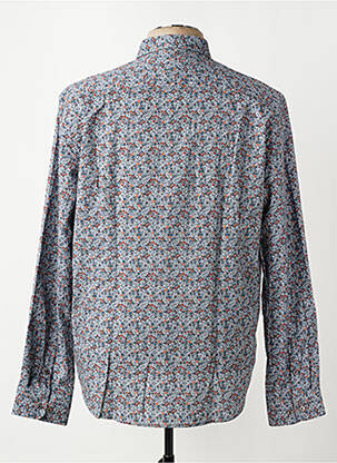 Chemise manches longues imprimé fantaisie gris DELAHAYE homme