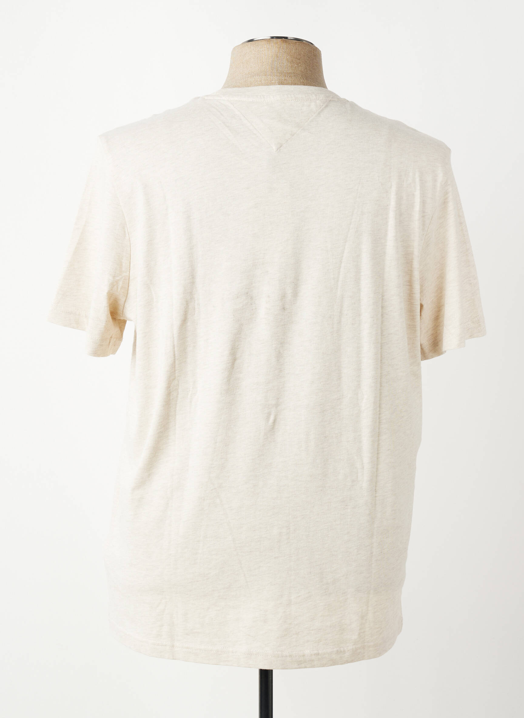 T-shirt sérigraphie floquée manches courtes beige TOMMY HILFIGER homme