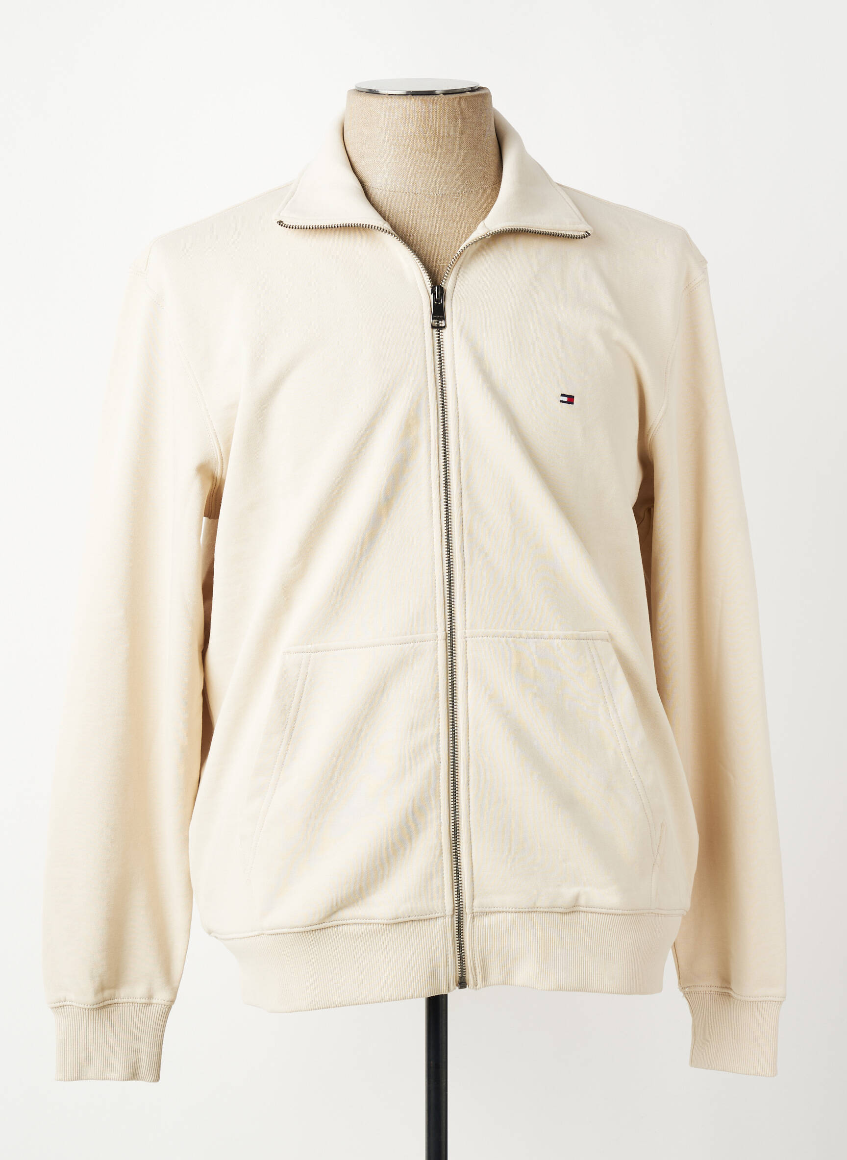 Veste casual coupe droite beige TOMMY HILFIGER homme