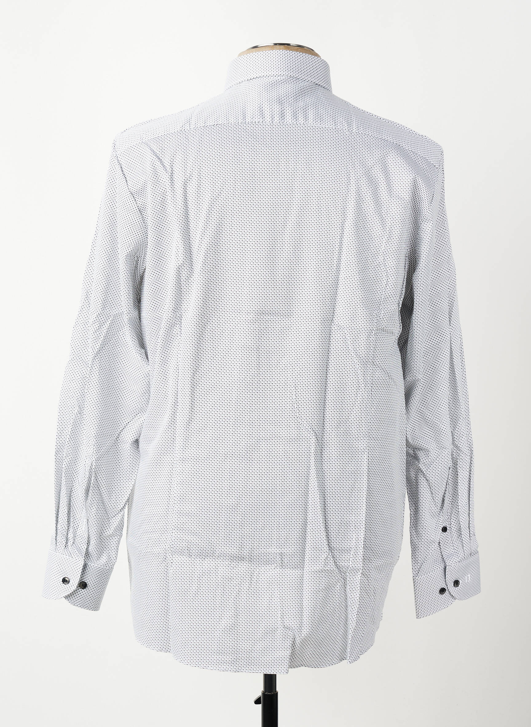 Chemise manches longues imprimé fantaisie blanc OLYMP homme