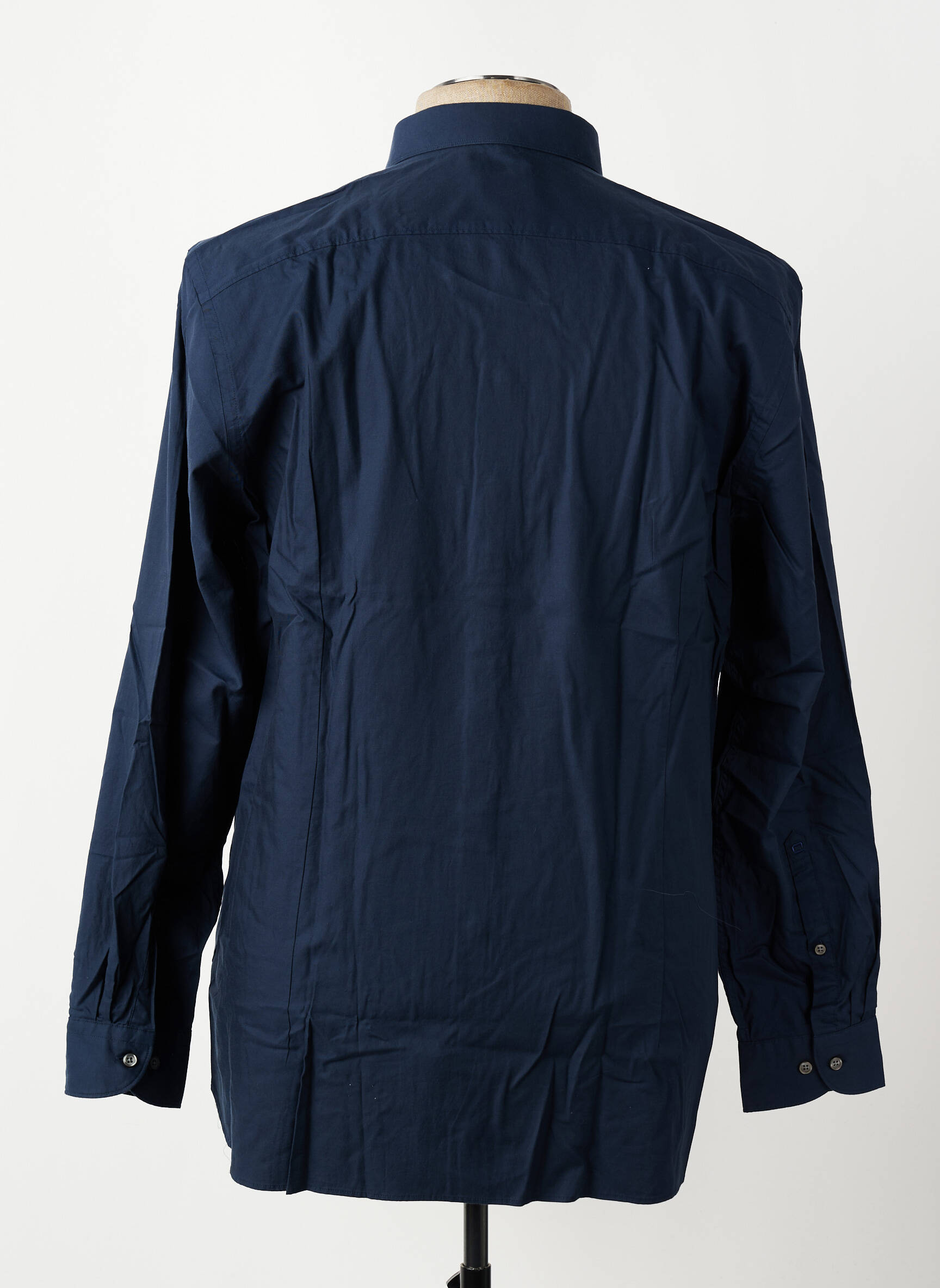 Chemise manches longues coupe droite bleu OLYMP homme
