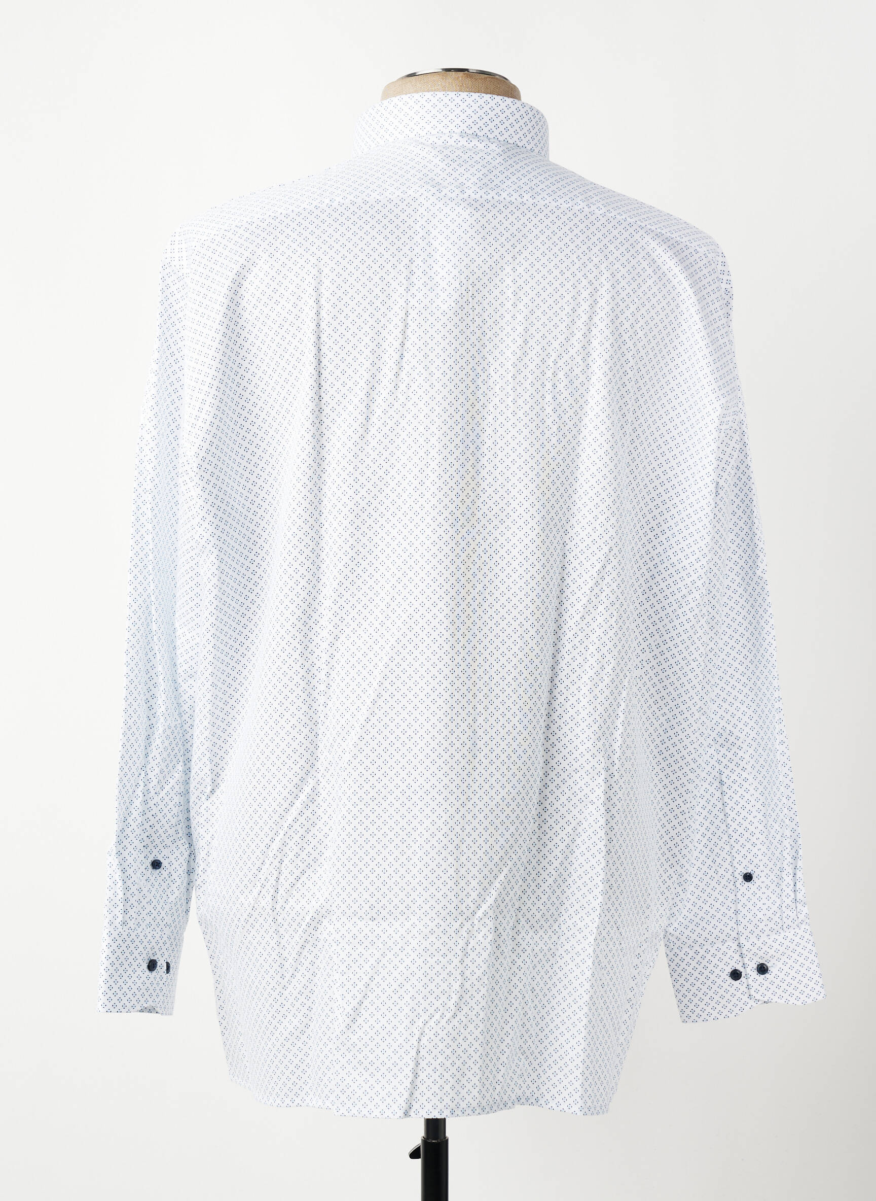Chemise manches longues imprimé fantaisie blanc OLYMP homme