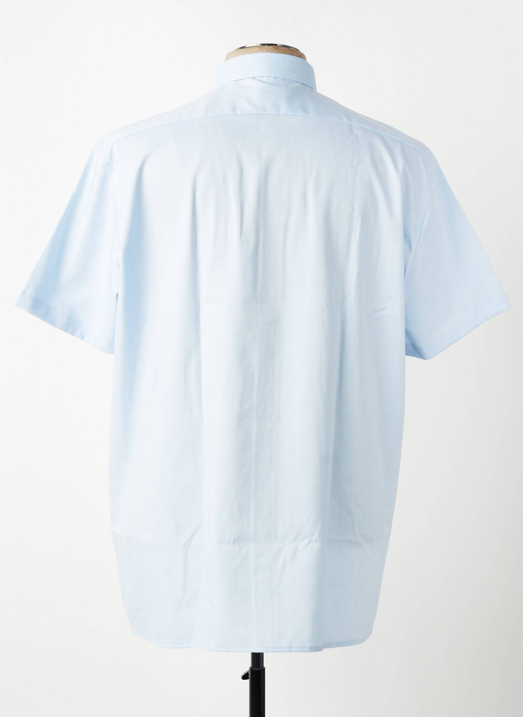 Chemise manches courtes coupe droite bleu OLYMP homme