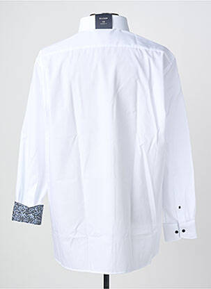 Chemise manches longues coupe droite blanc OLYMP homme
