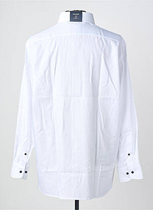 Chemise manches longues coupe droite blanc OLYMP homme