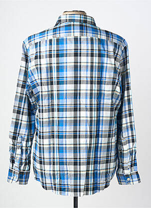 Chemise manches longues coupe droite bleu OLYMP homme