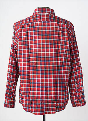 Chemise manches longues coupe droite rouge OLYMP homme