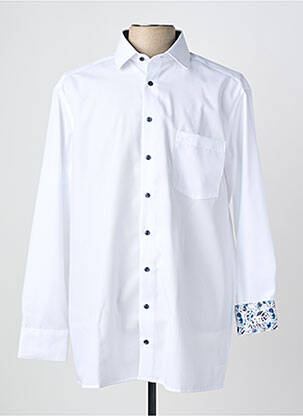 Chemise manches longues coupe droite blanc OLYMP homme