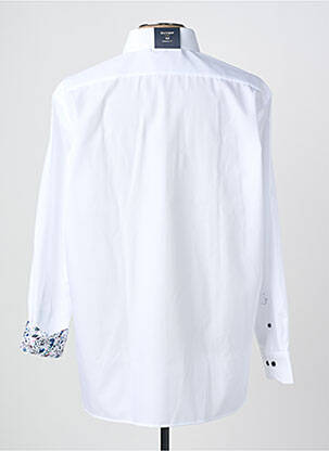 Chemise manches longues coupe droite blanc OLYMP homme