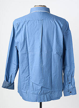 Chemise manches longues coupe droite bleu OLYMP homme