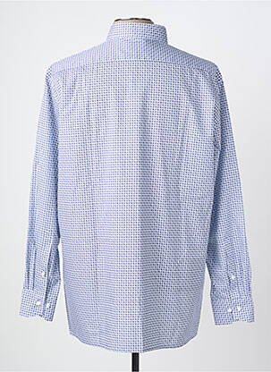 Chemise manches longues imprimé fantaisie bleu OLYMP homme