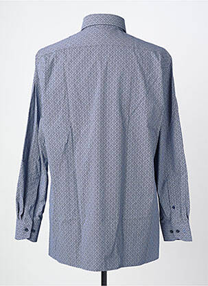 Chemise manches longues imprimé fantaisie bleu OLYMP homme