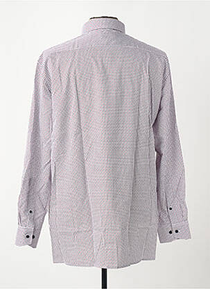 Chemise manches longues coupe droite rouge OLYMP homme