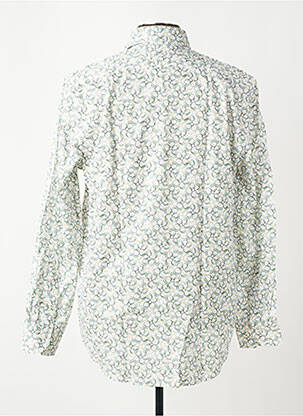 Chemise manches longues coupe cintrée vert DANIEL HECHTER homme