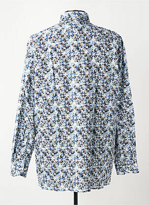 Chemise manches longues coupe droite bleu OLYMP homme