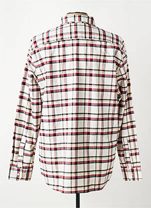 Chemise manches longues imprimé écossais rouge TOMMY HILFIGER homme