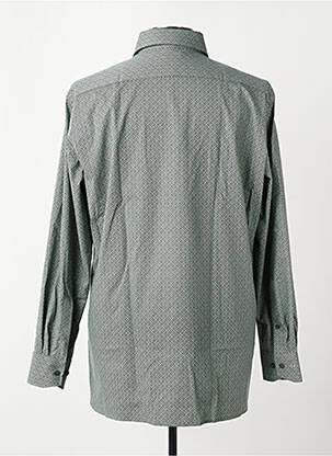 Chemise manches longues coupe cintrée vert OLYMP homme