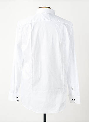 Chemise manches longues coupe cintrée blanc OLYMP homme
