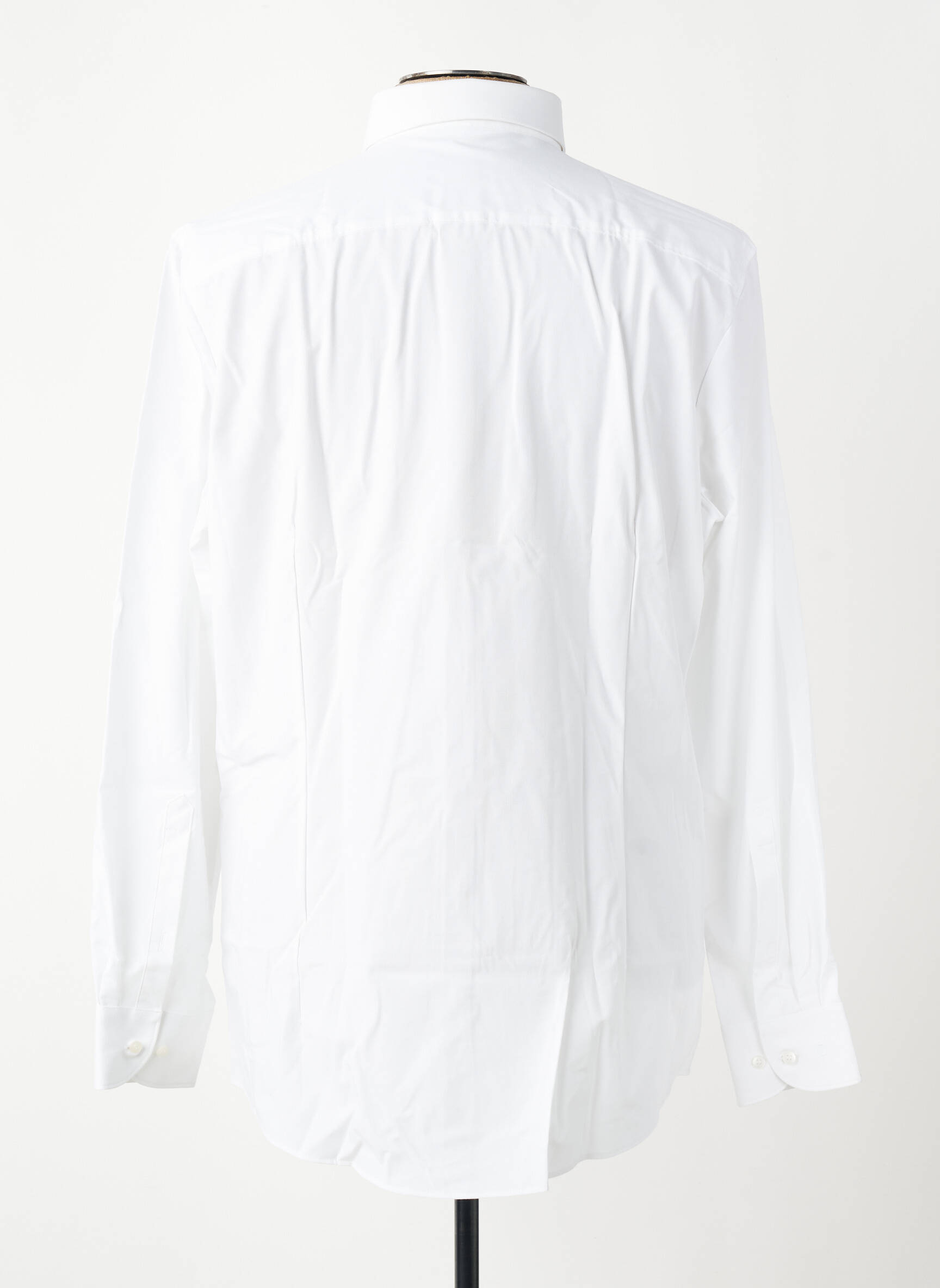 Chemise manches longues coupe cintrée blanc OLYMP homme