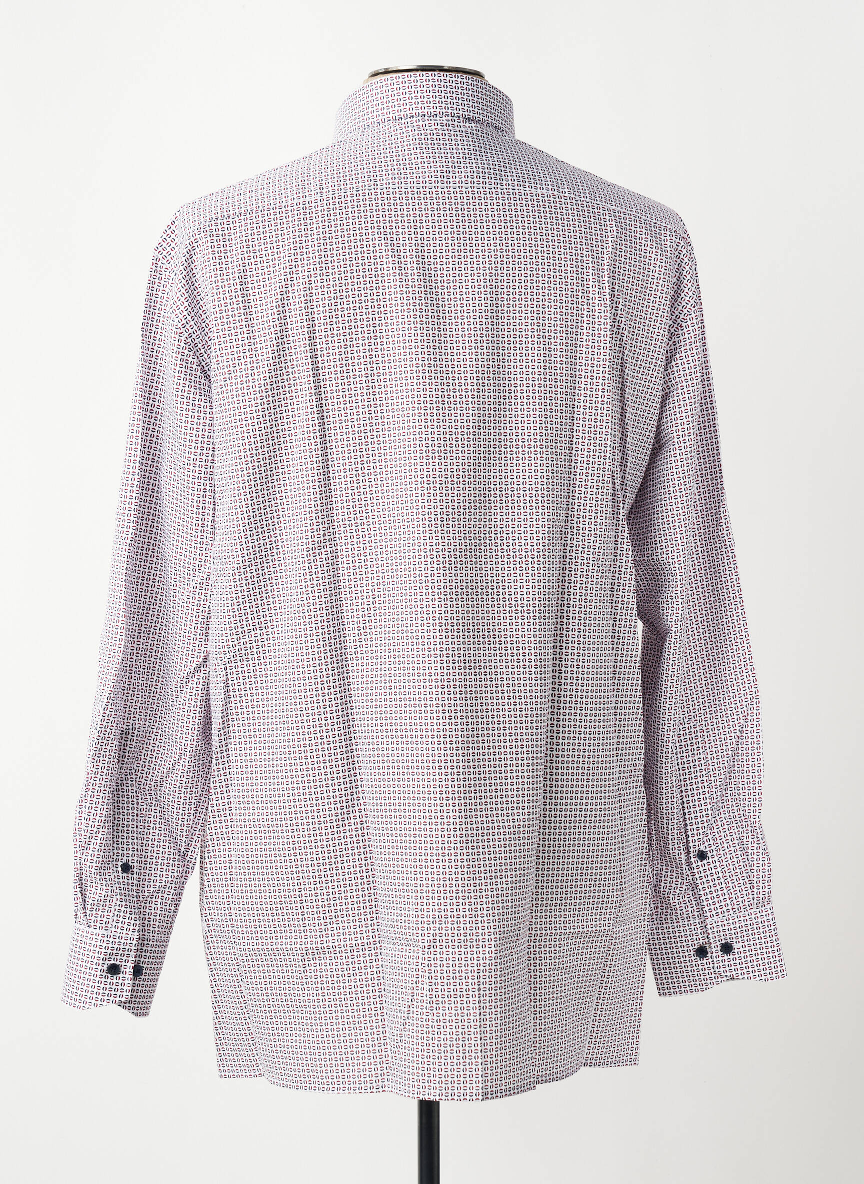 Chemise manches longues coupe droite rouge OLYMP homme