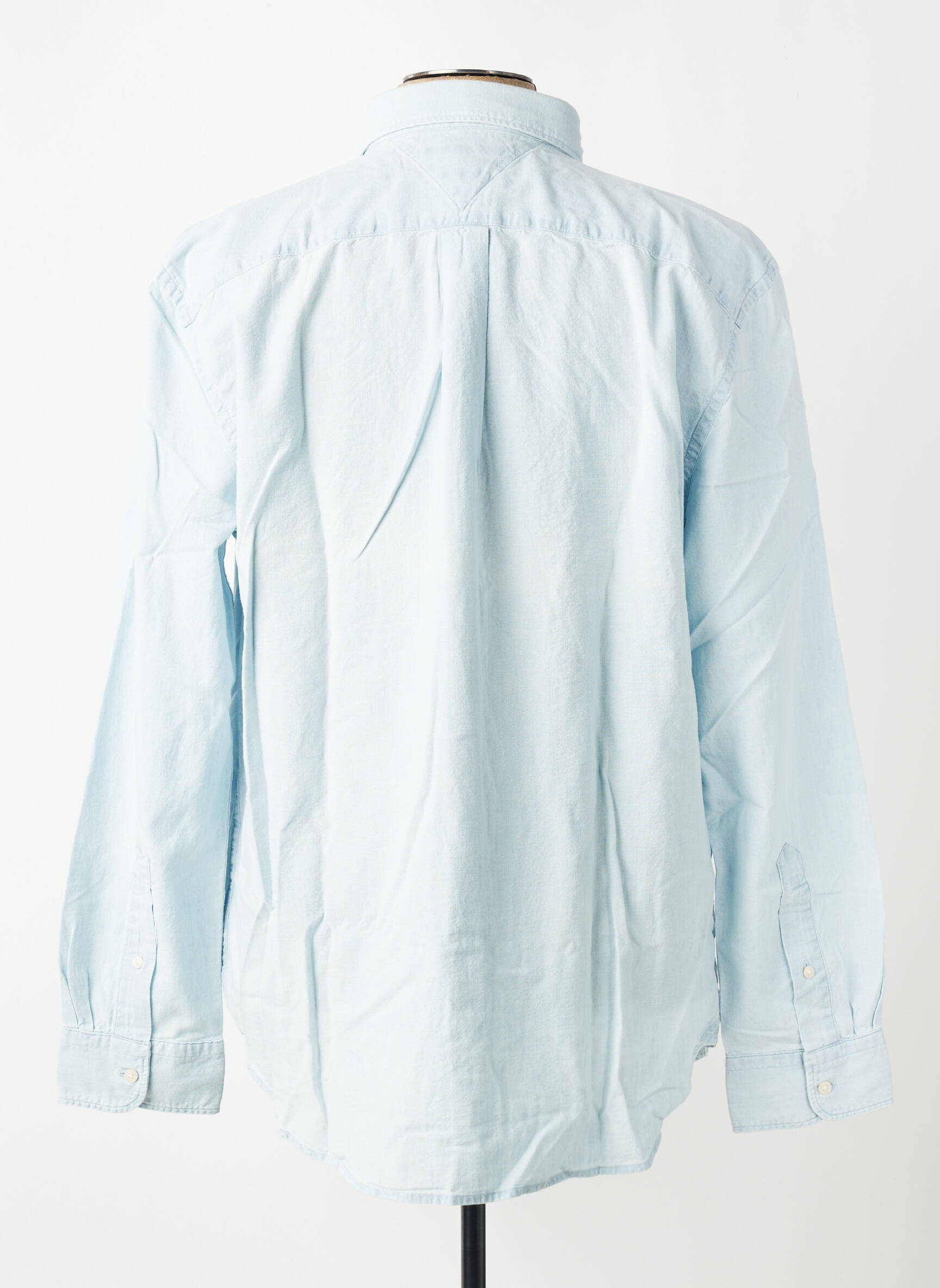 Chemise manches longues poches bleu TOMMY HILFIGER homme