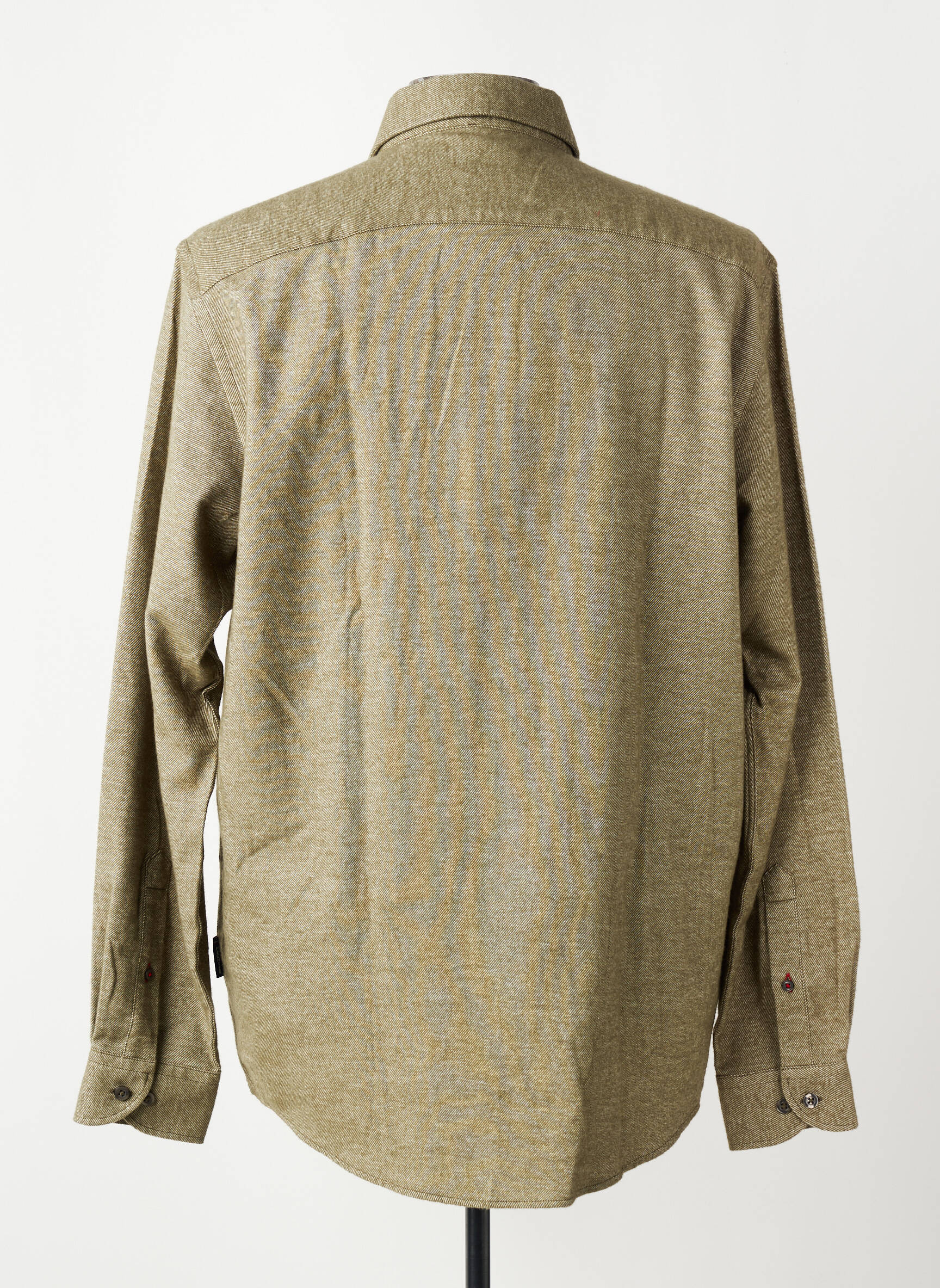 Chemise manches longues poches vert DANIEL HECHTER homme