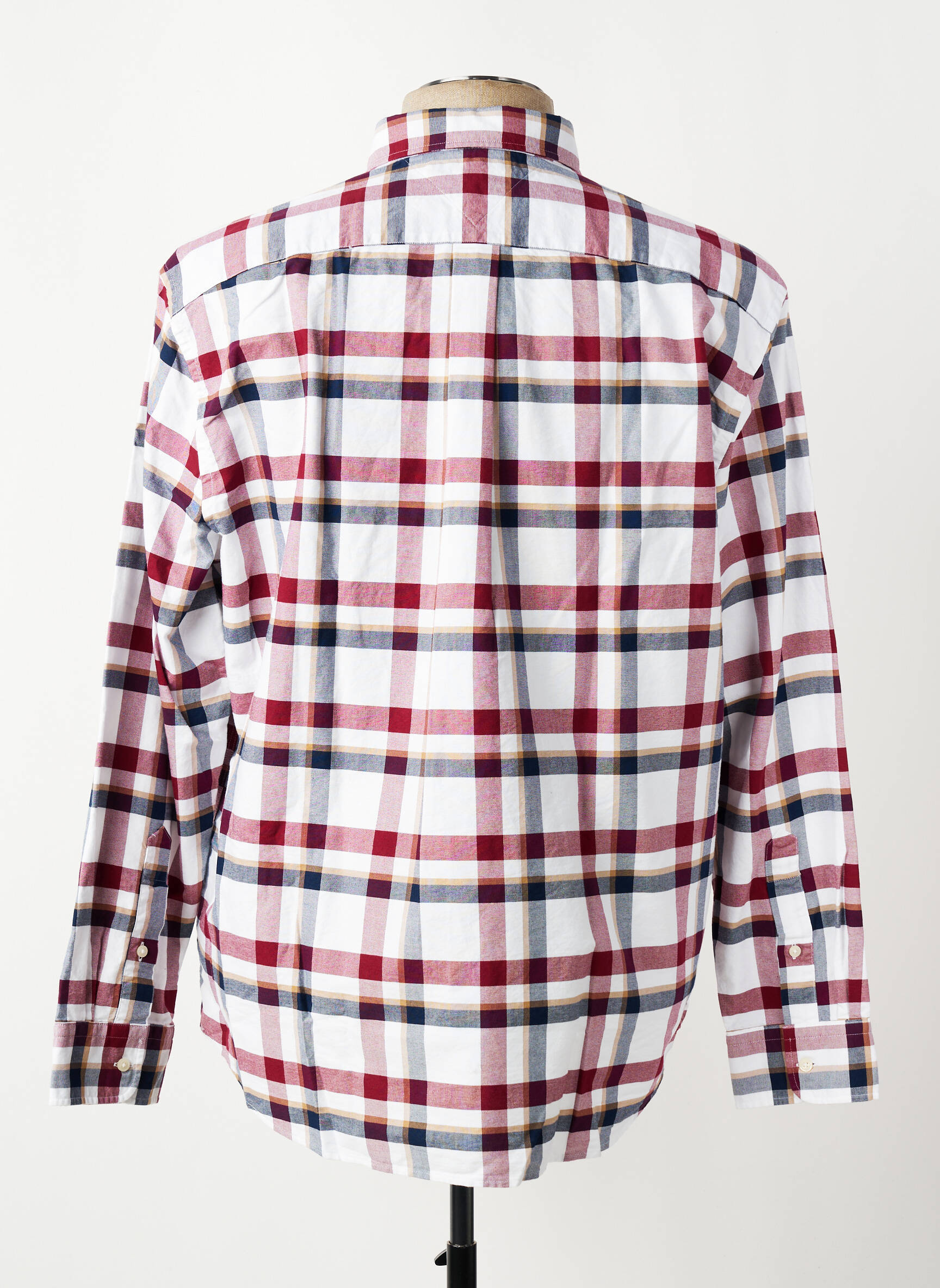 Chemise manches longues imprimé écossais rouge TOMMY HILFIGER homme