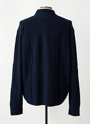 Gilet manches longues fermeture boutonnée sur le devant bleu TOMMY HILFIGER homme