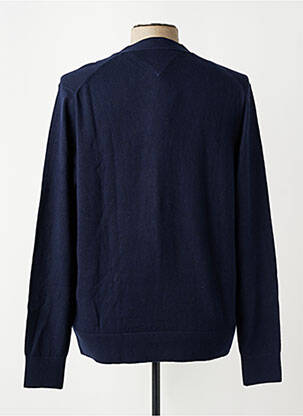 Gilet manches longues fermeture boutonnée sur le devant bleu TOMMY HILFIGER femme