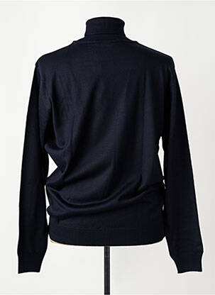 Pull col roulé coupe cintrée manches longues noir COFOX homme