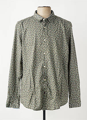 Chemise manches longues imprimé fantaisie vert OLYMP homme