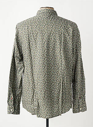 Chemise manches longues imprimé fantaisie vert OLYMP homme