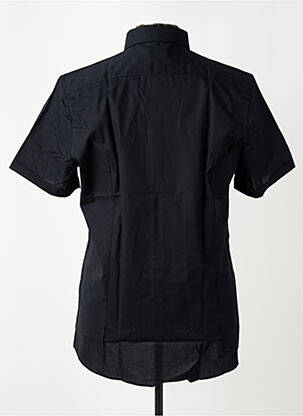 Chemise manches courtes coupe cintrée noir OLYMP homme