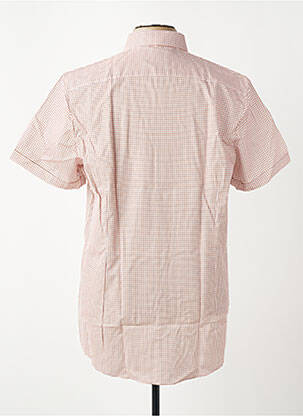 Chemise manches courtes imprimé fantaisie orange OLYMP homme