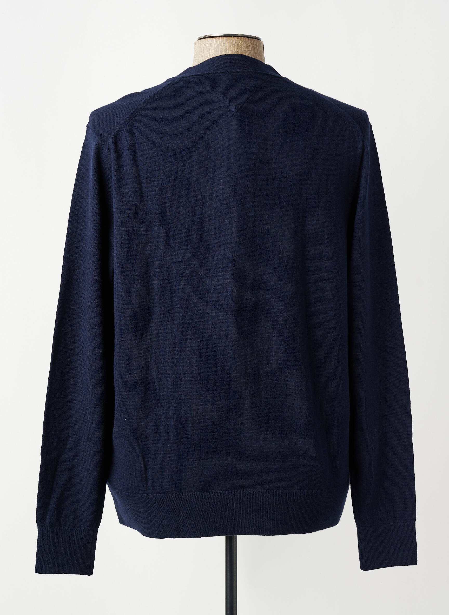 Gilet manches longues fermeture boutonnée sur le devant bleu TOMMY HILFIGER femme