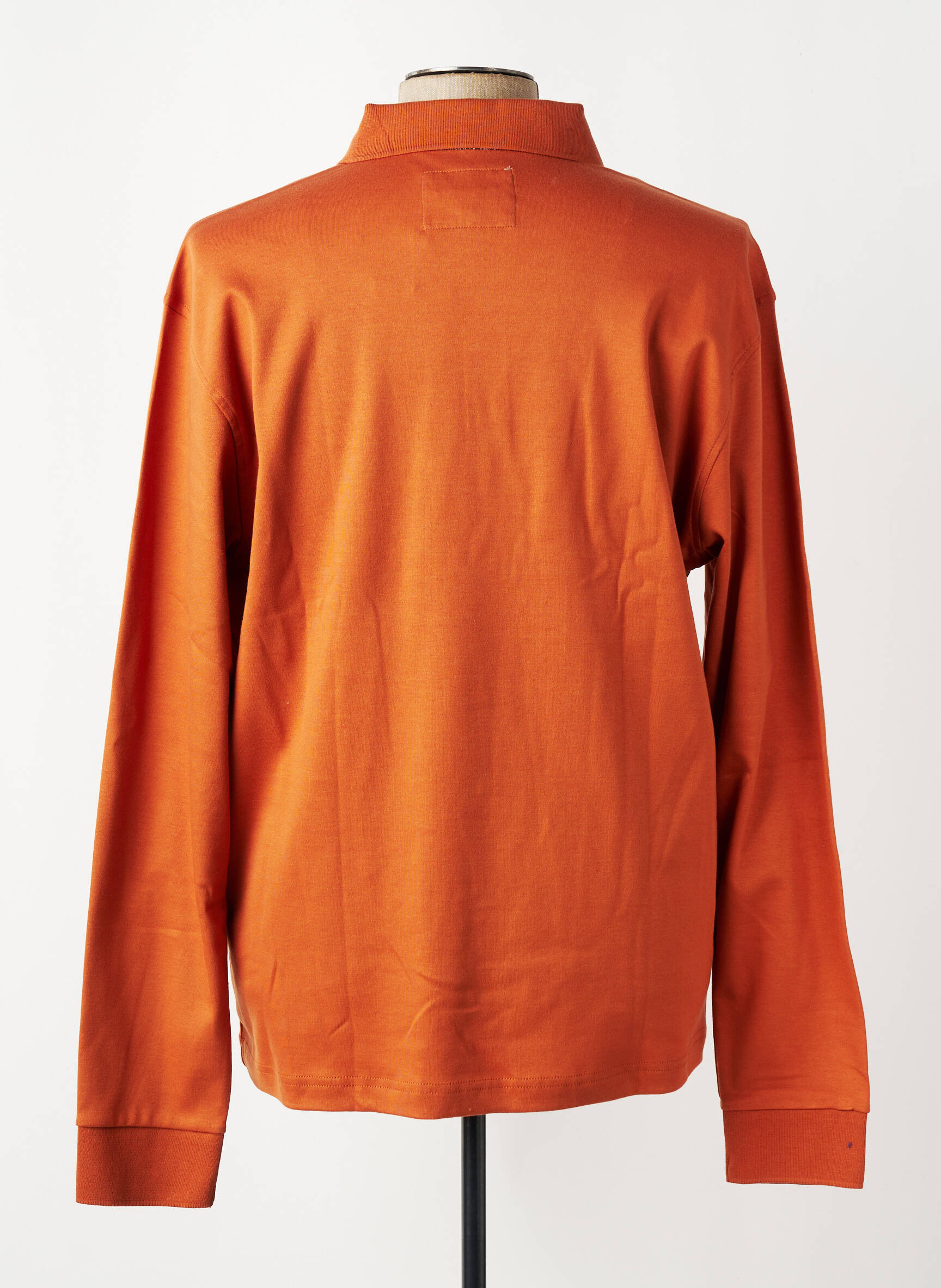 Polo manches longues manches longues orange MASSIMO BONI homme