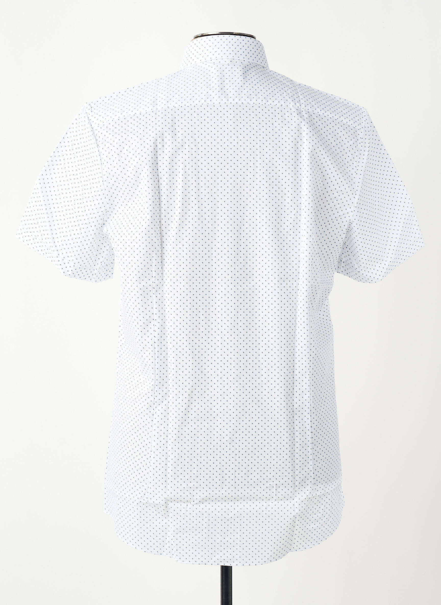 Chemise manches courtes imprimé fantaisie blanc OLYMP homme